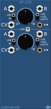 View of the Cross-Fader modules