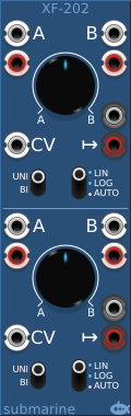 View of the Cross-Fader modules